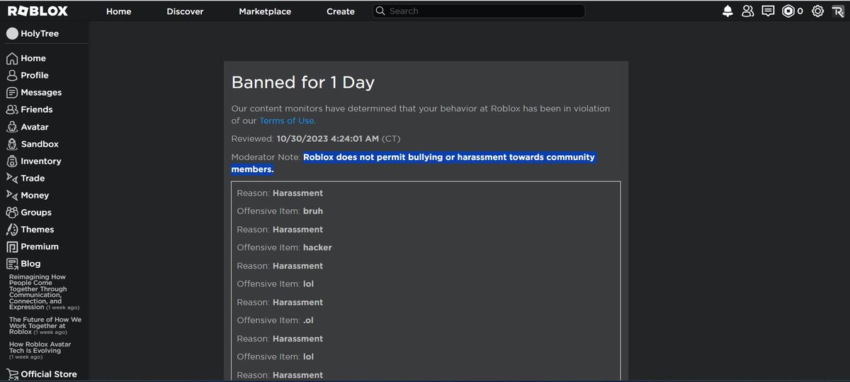 MPokemons's tweet photo. Funny how i got banned to a hacker spam reporting to me while roblox moderations are being so useless. Only Tadeo helped. But isnt this obvious enough... I Thought this would only happen in bedwars. @Roblox @SharkBloxYT @KreekCraft https://t.co/0WgVWwpdBT