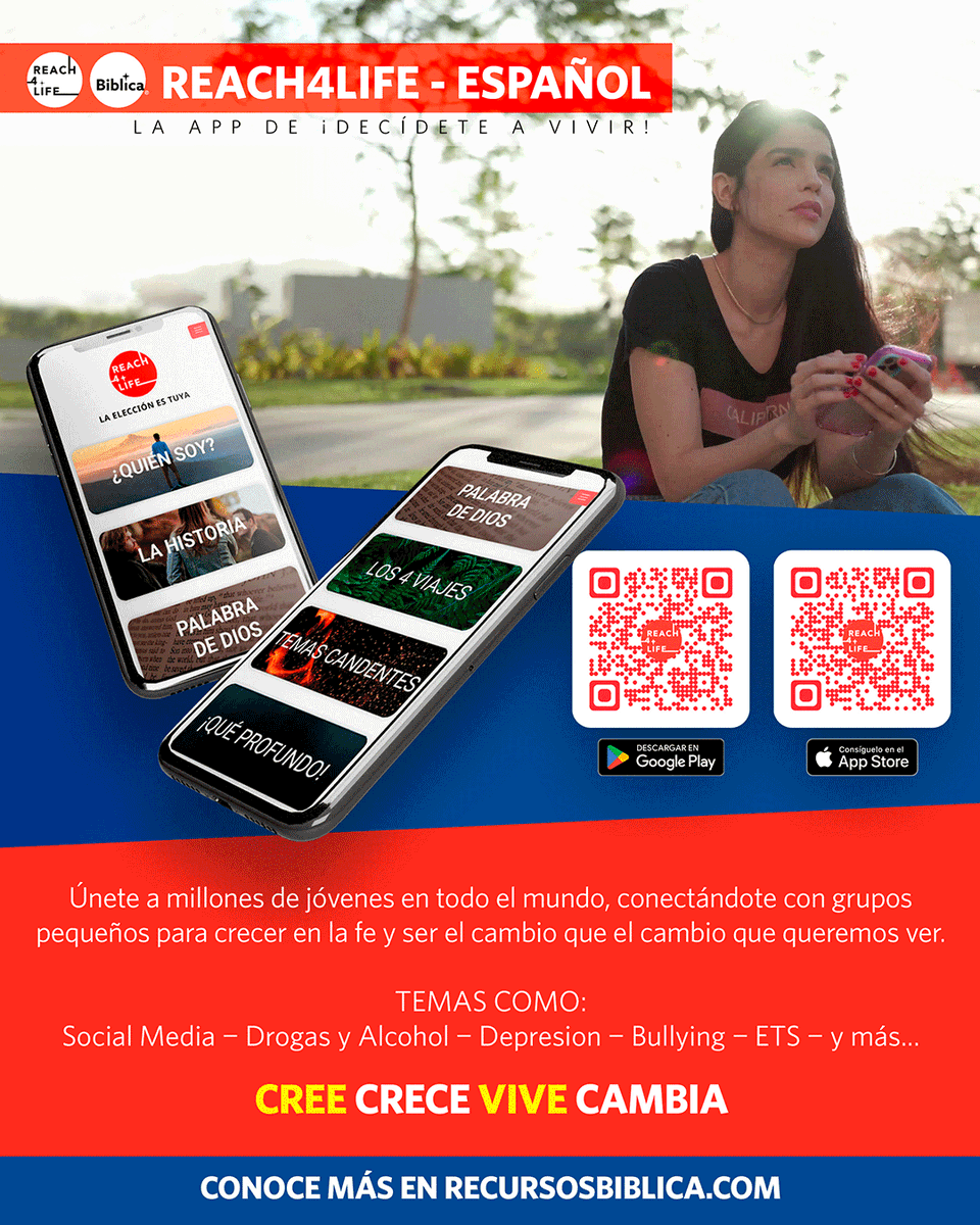BiblicaLA's tweet photo. ¡Decídete a Vivir! el programa que está impactando a millones de jóvenes alrededor del mundo con la Palabra de Dios.
Videos, planes de lectura y devocionales que fortalecerán tu fe.
Descarga GRATIS Reach4Life - Español
#DecideteaVivir #Biblica #BiblicaLA #R4L #Reach4Life https://t.co/2vv1oDeAgh