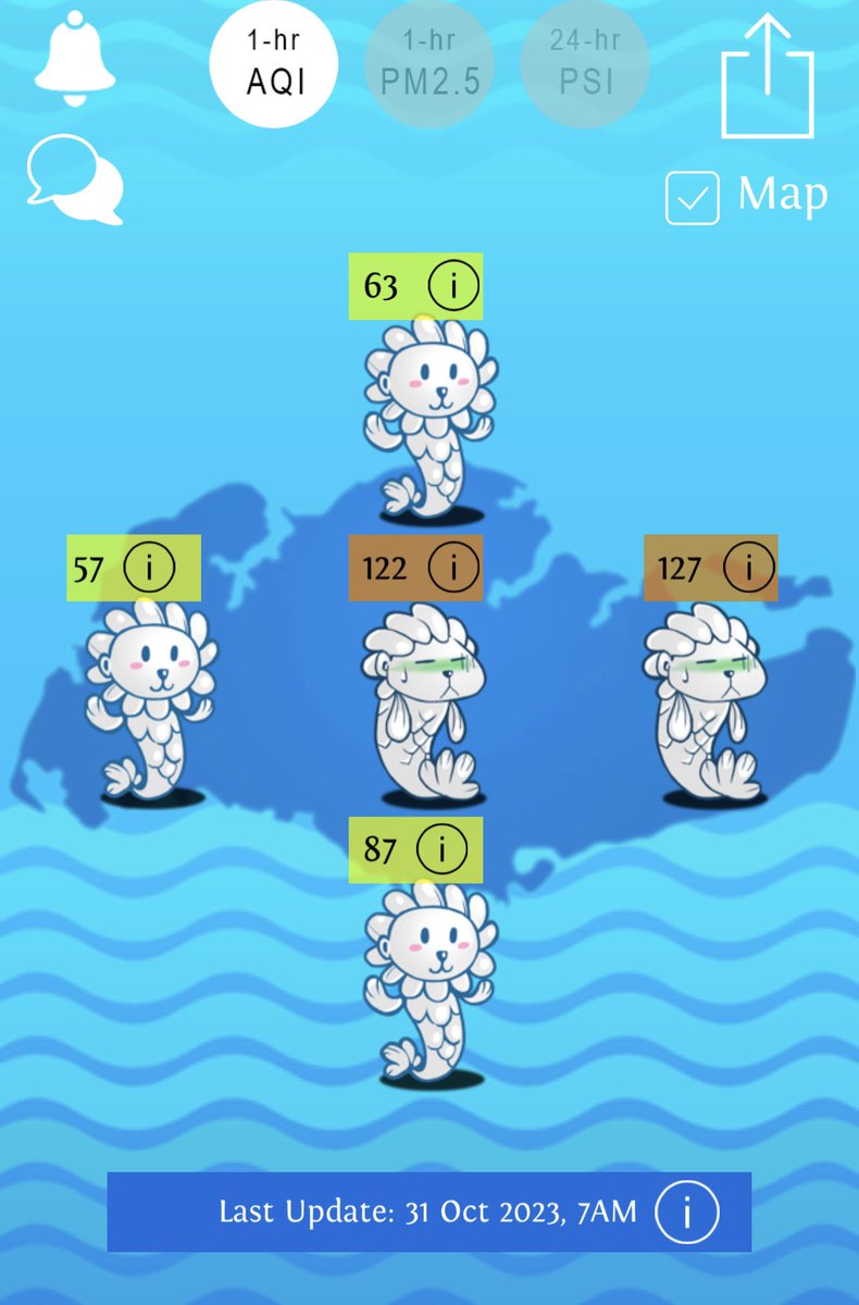 ヘイズひどい🤮☁️
#シンガポール