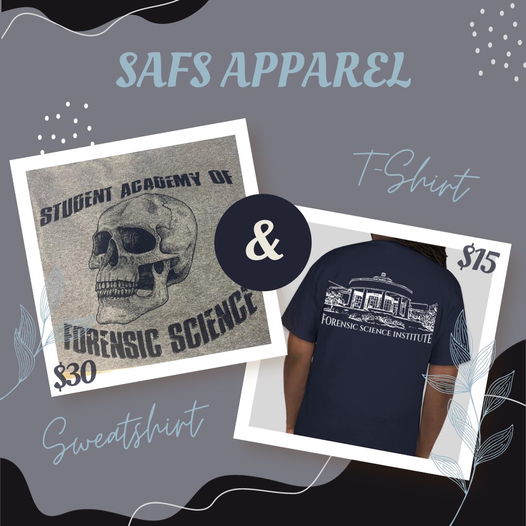 Be sure to place your SAFS apparel by this Wednesday!