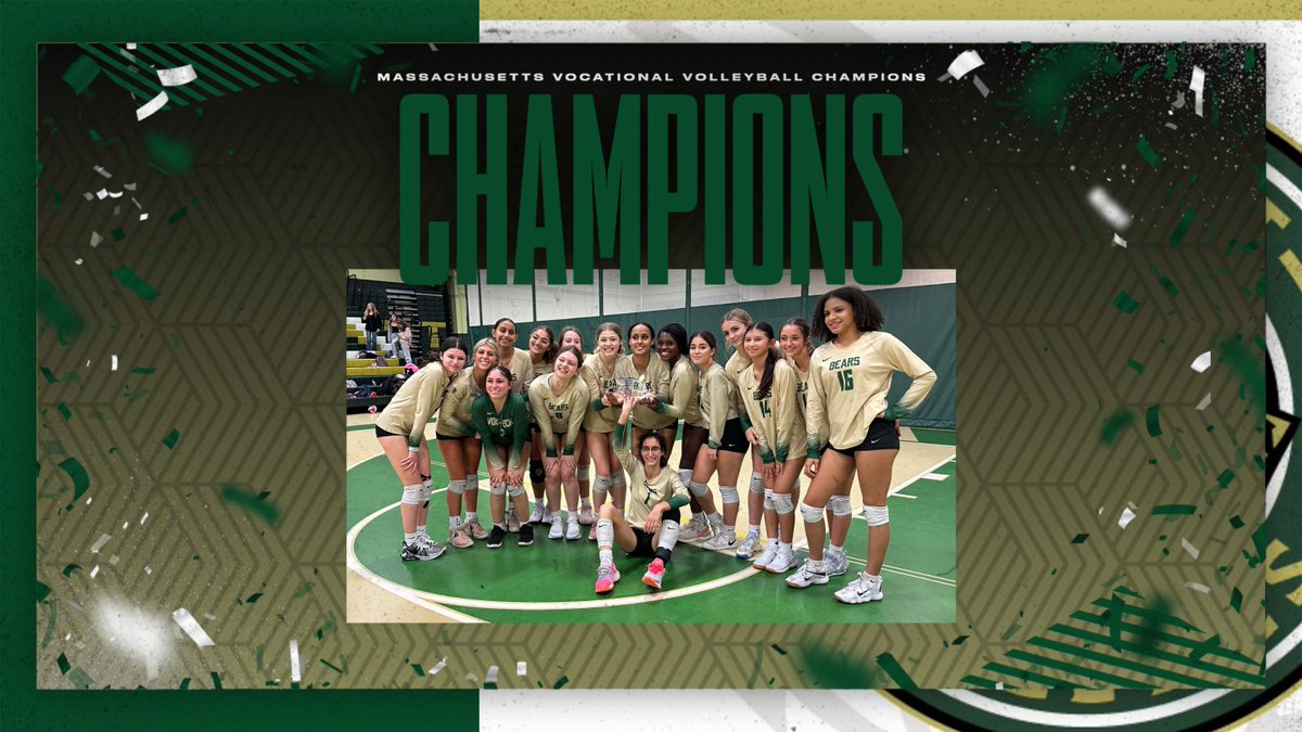Congratulations to our Girls Volleyball team on winning the Massachusetts State Vocational Volleyball Championship!
