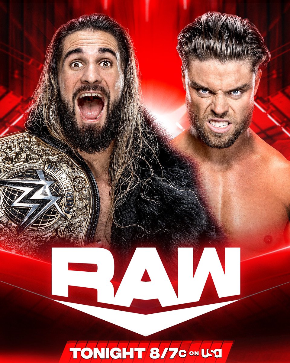 WWERollins's tweet photo. Been a minute since I’ve laced em up on a Monday…

But with #WWECrownJewel in 6 days, I’m feelin like getting a little loose TONIGHT on #WWERaw 

@USANetwork https://t.co/exHYM23It9