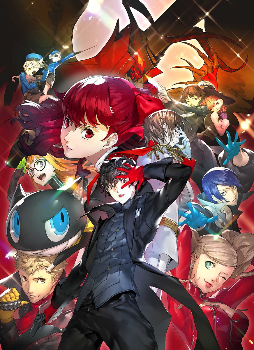 PersonaSpain's tweet photo. ¡Feliz cuarto aniversario a Persona 5 Royal! El juego se lanzó el 31 de octubre de 2019 en Japón. Este título añadió muchos elementos adicionales a Persona 5: nuevos personajes como Yoshizawa, eventos y el inolvidable tercer semestre ❤️ #P5R https://t.co/qTUF0NmtLh