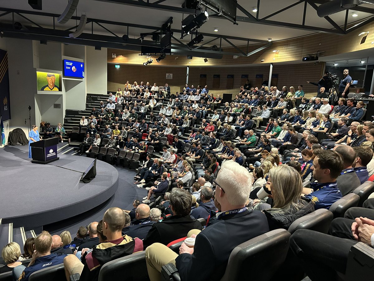 Australian Institute of Sport (@theais) on Twitter photo #WC2WB | <a href="/tanishastanton_/">Tanisha Williams</a> kicking off a BIG three days at #theAIS
We love seeing a full Charlesworth Theatrette #OnCampus #WC2WB | <a href="/tanishastanton_/">Tanisha Williams</a> kicking off a BIG three days at #theAIS
We love seeing a full Charlesworth Theatrette #OnCampus