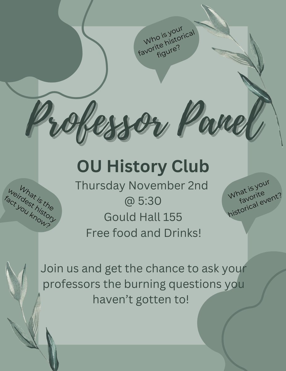 OUHistoryClub's tweet image. GET HYPED!!!