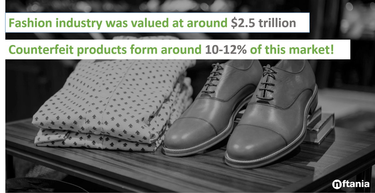 In 2020, the global fashion industry was valued at around $2.5 trillion, with counterfeit products estimated to make up approximately 10-12% of this market.
Nftania tech is here to combat this challenge. we can eliminate counterfeits and preserve the integrity of fashion.
