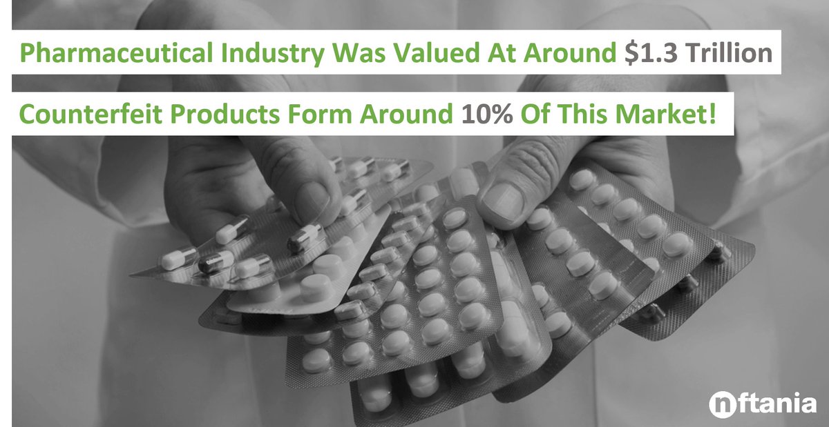 In 2020, the global pharmaceutical market was estimated at $1.3 trillion, with counterfeit pharmaceuticals accounting for around 10% of this
market.
 NFTania offers a secure, tamper-evident solution,  enabling consumers to verify authenticity through a simple scan with smartphone