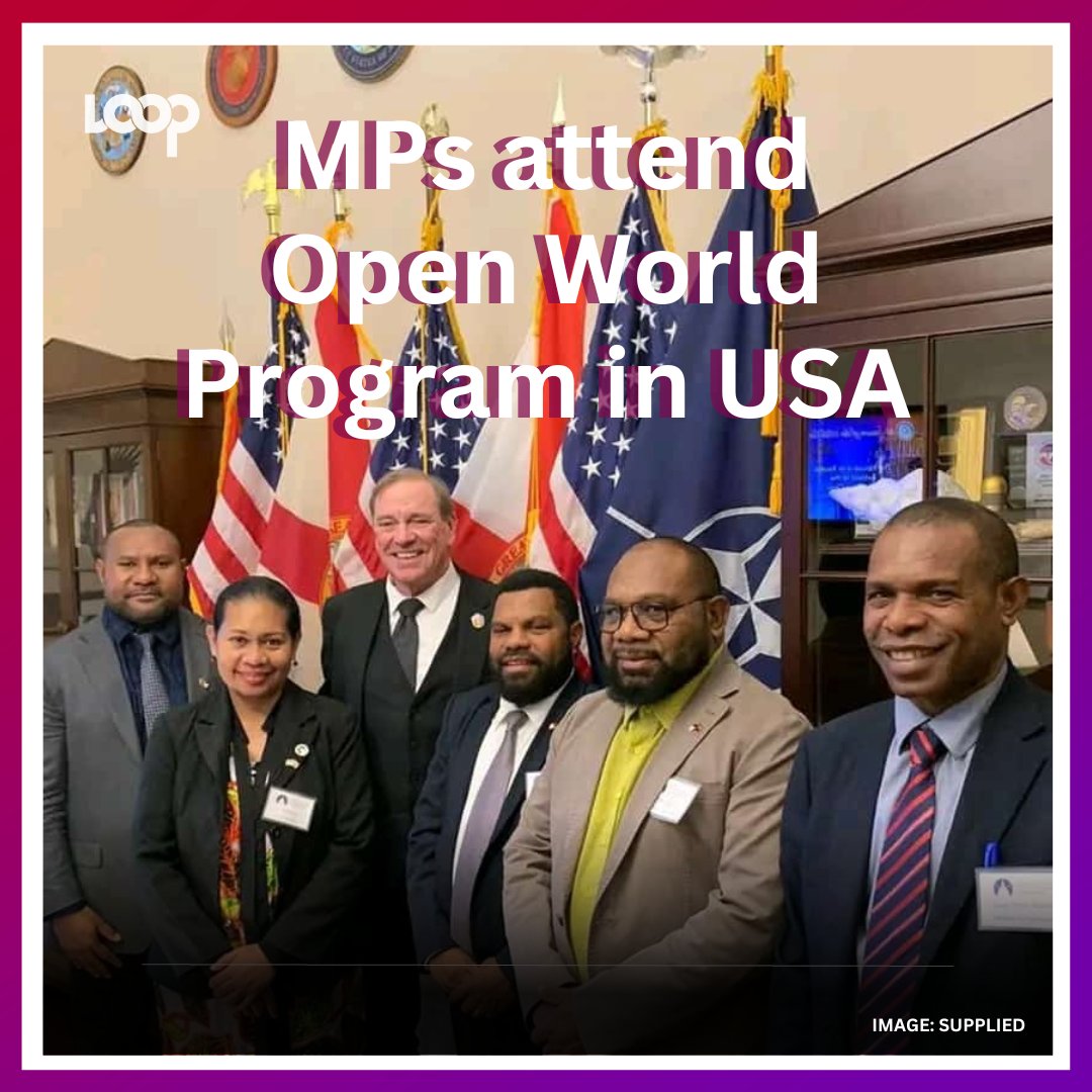 tvwanonline's tweet image. #PNGNews Four Members of Parliament are currently in the United States of America (USA) undertaking the Open World Program.

To read more: looppng.com/png-news/mps-a…

#OpenWorldProgram #USA #PapuaNewGuinea #PNGGovt #PNG #LoopPNG #LoopNews