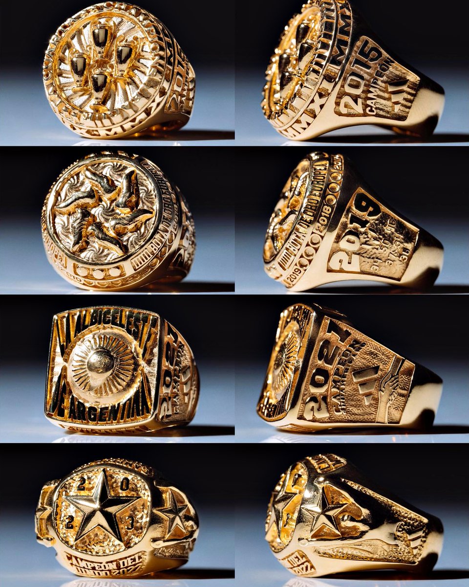 adidas assinalou as oito Bolas de Ouro de Messi com oito incríveis anéis 💍
