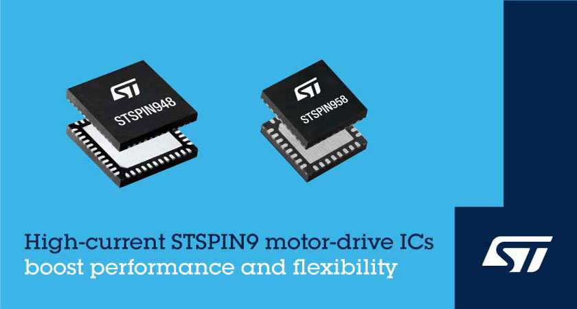 ElettronicaMer2's tweet photo. #STMicroelectronics ha annunciato una serie di azionamenti per motori ad alta corrente con l'introduzione dei primi due dispositivi #STSPIN9, destinati agli apparecchi industriali, domestici e professionali di fascia alta. @ST_World https://t.co/taqm5Dmxb9 https://t.co/v2y3qxBhCT