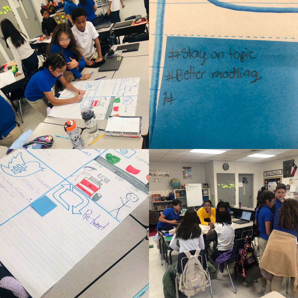 My UTEP Resident, Ms. Salinas turned it up today!!! Let’s go! ⛏️👩🏽‍🏫💛💙🤩#lead4wardplaylist #tabletoptweet #studentcollaboration #math #TurnItUp