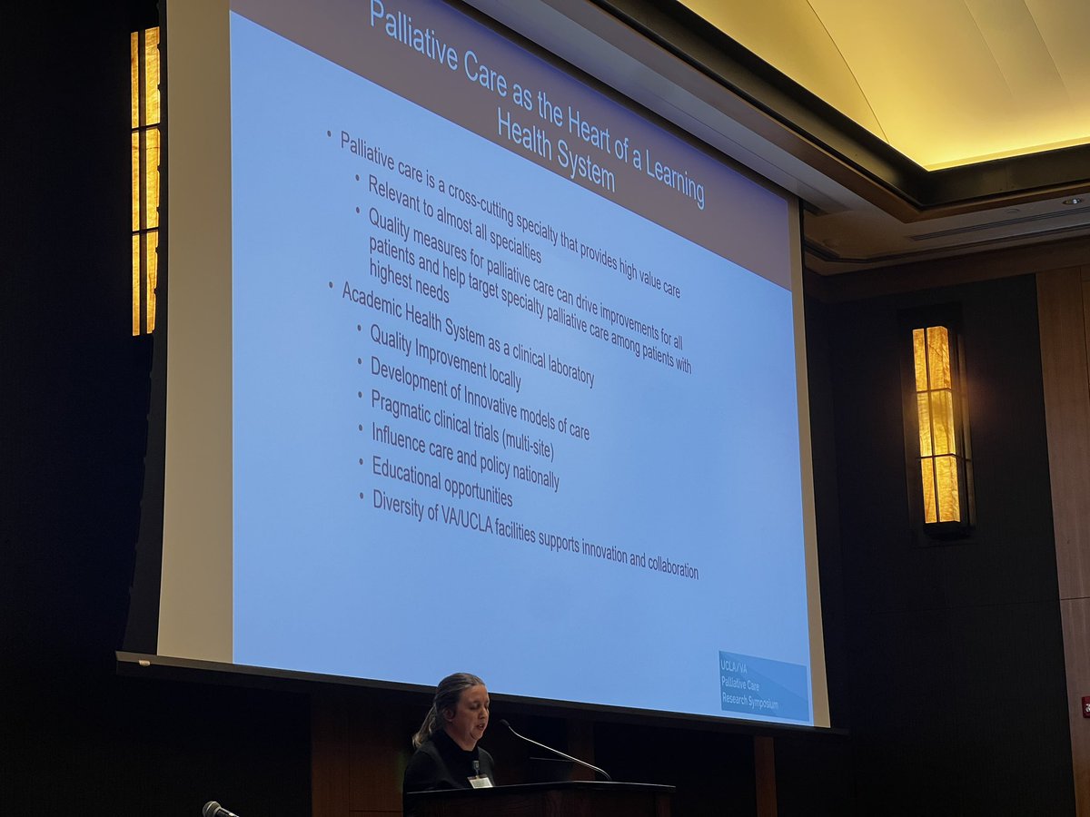 @DrAnneMWalling: “If the secret of quality is love, then palliative care is the heart of a learning health system.” #palliativecareresearch @UCLAPalliative