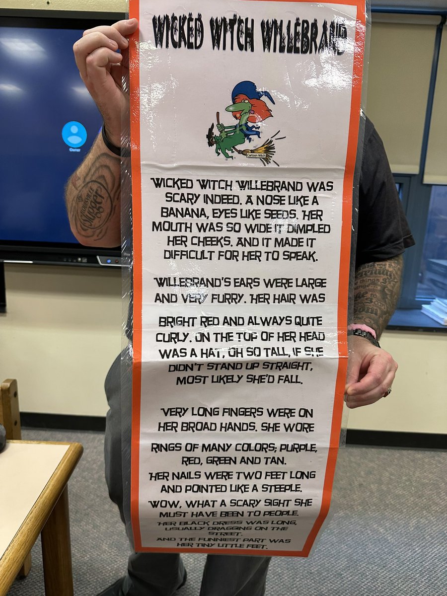 SchoolProspect's tweet photo. Special story and activity with Mrs. Boswell, Mr. Hooven, and Mrs. Marshall! Listening to Wicked Witch Willebrand https://t.co/YRdalBU7zv