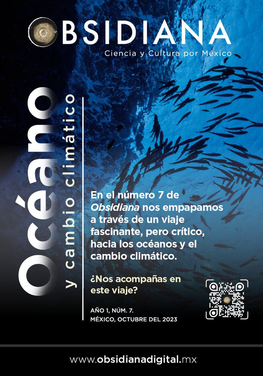 Aracnia_i's tweet image. Te invitamos a leer la última edición de la revista @obsidiana_mex con el tema “Océano y Cambio Climático”.

📌 Disponible en: 
obsidianadigital.mx
issuu.com/obsidiana_mx

#DemocratizandoElConocimiento #InnovarParaCrecer #CTI #Océano #CambioClimático