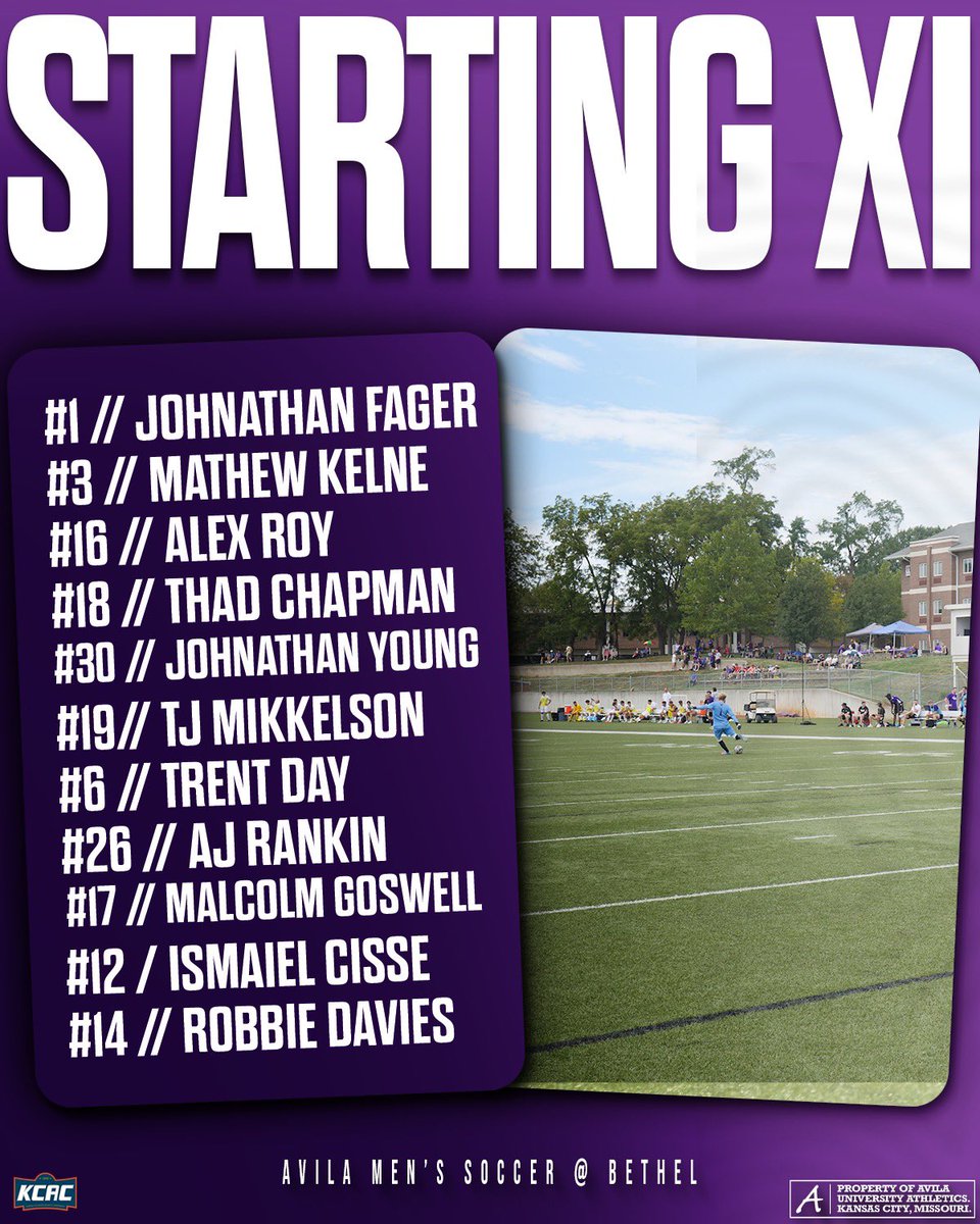 Squad up. 

Here’s how the boys will line up for the final game of the 2023 regular season!

#EagleEmpire #KCACMSoccer