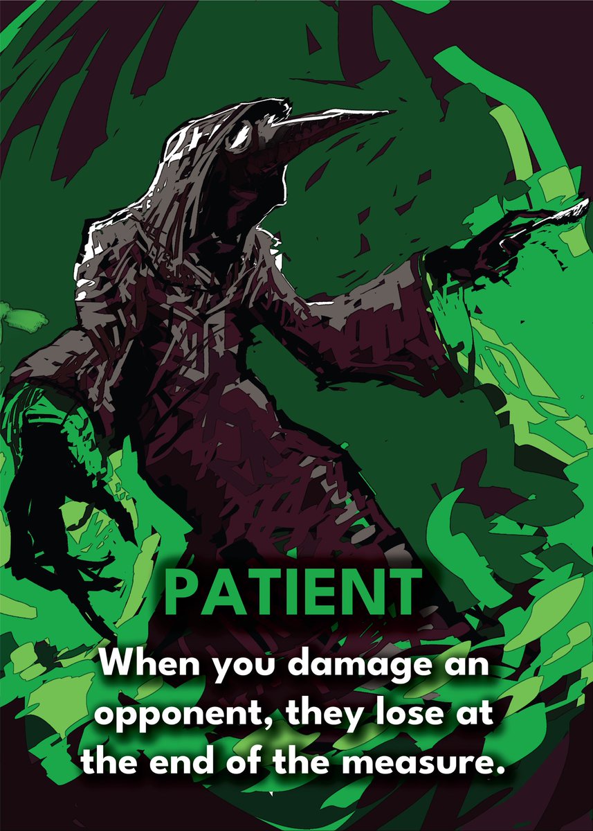 Happy_Slaying's tweet image. Today’s PUNISH Slayer card reveal is 𝘛𝘩𝘦 𝘚𝘪𝘭𝘦𝘯𝘵. Damage your opponent at all, then merely survive the measure to win the game! Check out the others at: kck.st/45y9IP2

#punish #cardgame #boardgames #Kickstarter #Halloween2023