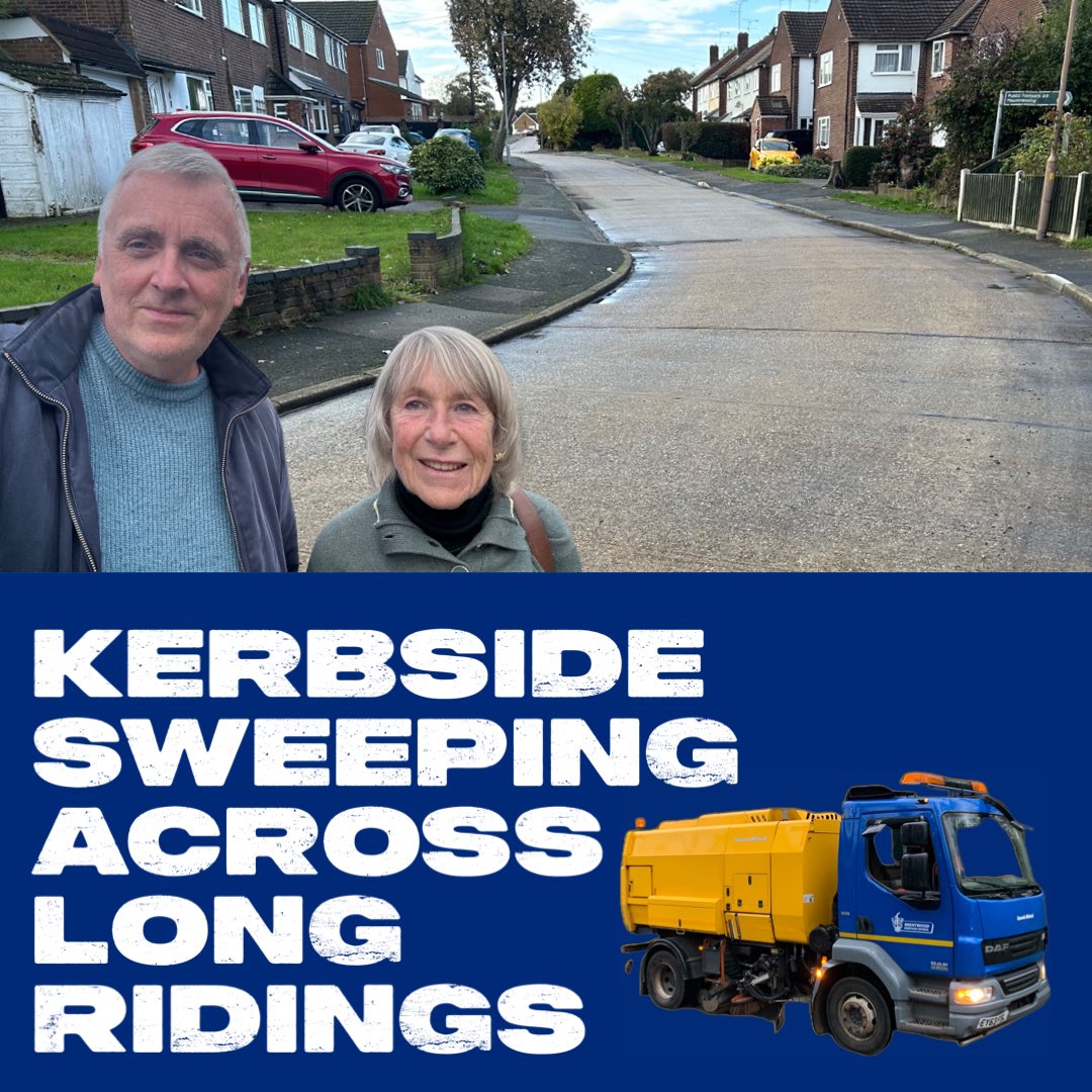 KeithRBarber's tweet photo. We are pleased to see that our request to send out the street sweeper across Long Ridings estate in Hutton has today been actioned. This has removed the kerbside weeds that were making the estate look so messy. #Community #huttonnorth #conservative #cleanergreenersafer @CCACllrs https://t.co/yU9ro21TEI
