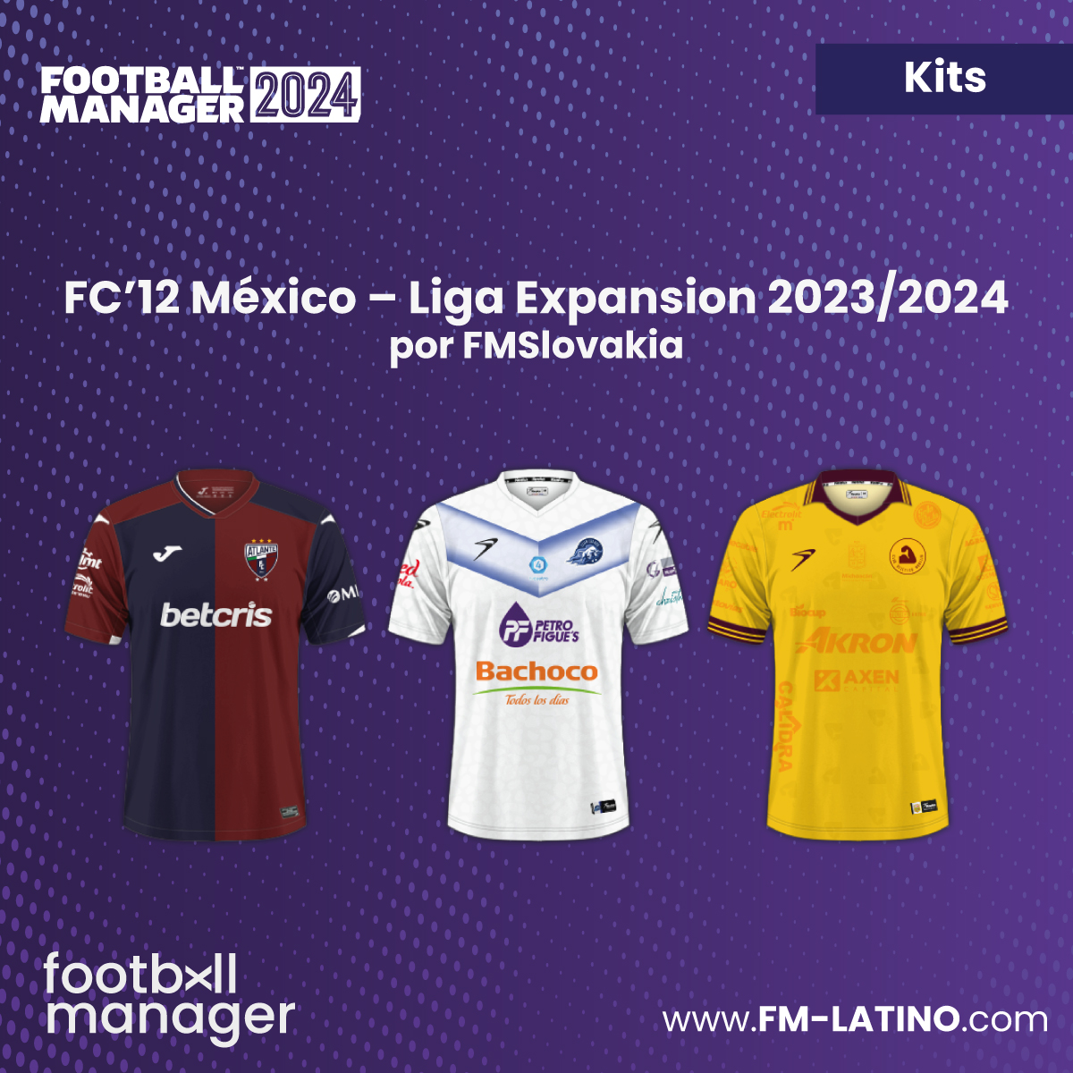 jorgehefm's tweet photo. Ya están disponibles los KITS de la Segunda División de México desde FMSlovakia.
🇲🇽 México
🏆 Liga de Expansión
⬇️ https://t.co/DlDUhq5hhT
#footballmanager #footballmanager23 #fm23
No olvides compartir este contenido, para que llegue más lejos. https://t.co/MLDOlta2ph