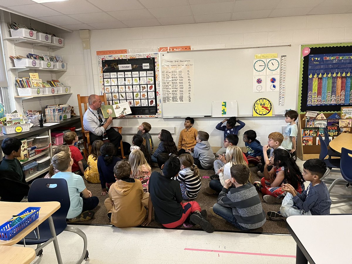 Thank you Mr. E <a href="/deccarius/">Doug Eccarius</a> for being our mystery reader today. We loved hearing one of your favorite books, We Don’t Lose our Class Goldfish!