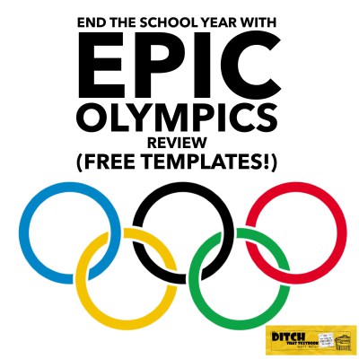 End the school year with Epic Review Olympics (free templates!) ditchthattextbook.com/end-the-school… #ditchbook