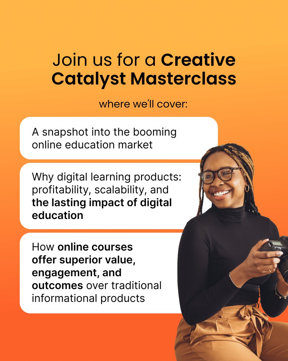 thinkific's tweet image. We&apos;re sharing 3 key secrets 🤫 to a successful course business and debunking all the myths about course creation. You won&apos;t want to miss this one: ow.ly/Atu350Q1knj

#CourseCreation #OnlineCourses #CourseStrategy #Masterclass #DigitalProducts #Educator