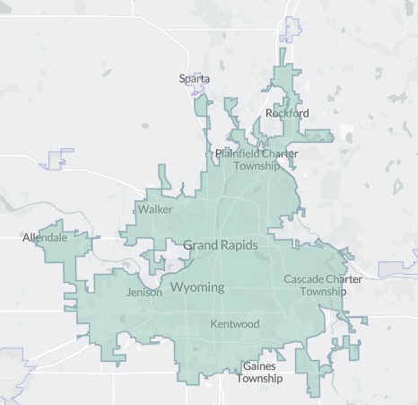 urban_gr's tweet photo. A look at the Grand Rapids, MI Urbanized Area (UZA) vs. the Metropolitan Statistical Area (MSA).
https://t.co/lrx0BkqBHz  #GrandRapidsMI #CensusData https://t.co/EzSpgTPb92