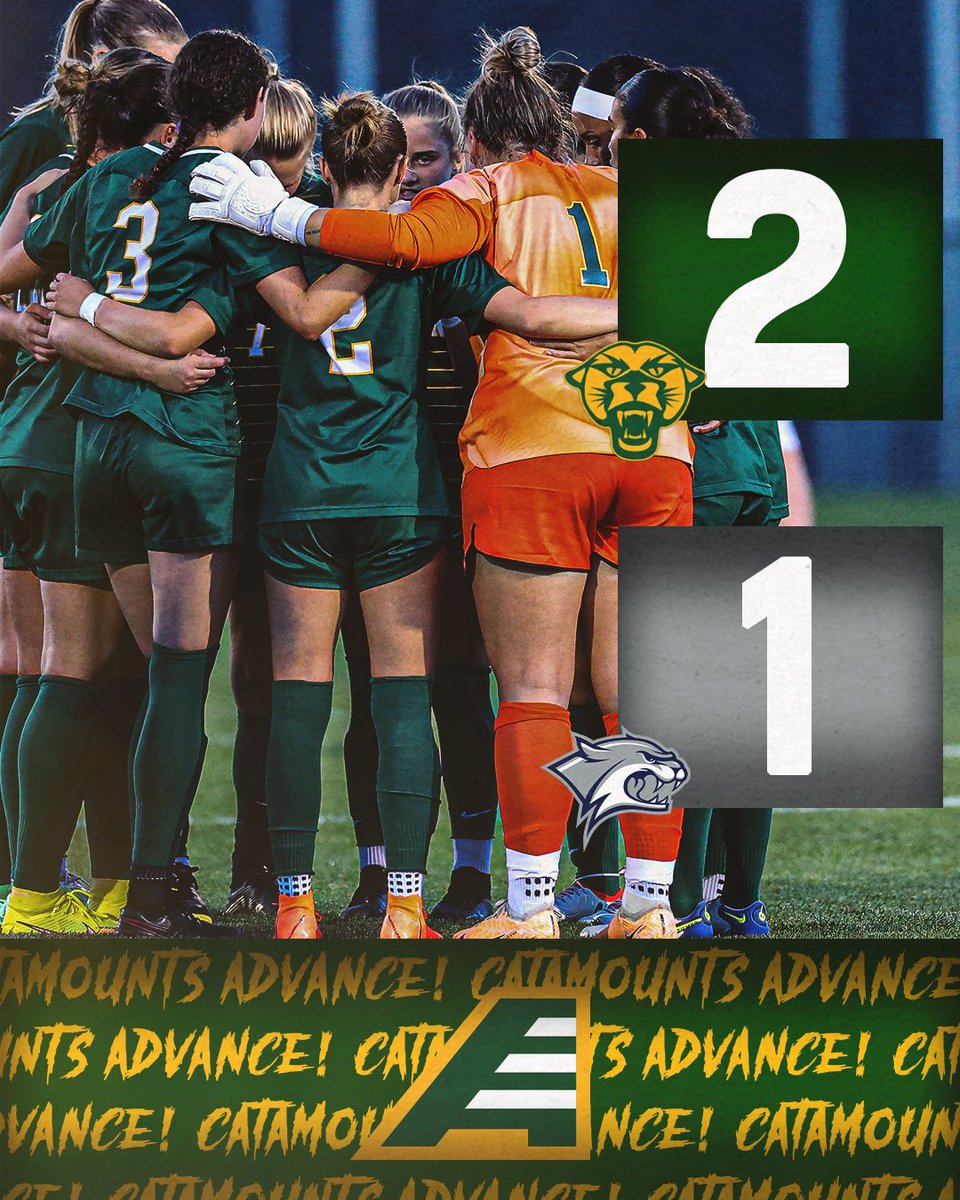Catamounts upset the Wildcats! #6 @UVMwsoccer gets the road win over #3 New Hampshire and advance to the semifinals for the 2nd time in 3 years!