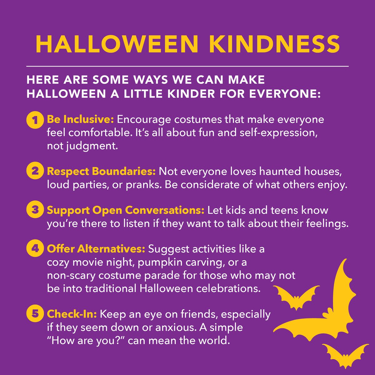kitc_org's tweet photo. Happy Halloween! 🌟🍂 As the spooky season approaches, remember that some young minds might face their own demons, fears, and anxieties. 🧛‍♂️💀 Please be kind! 

#Kindness #ShatterTheStigma #MentalHealth #MentalHealthMatters #PennyPledge #Halloween #HappyHalloween https://t.co/PMO9r9uqDk