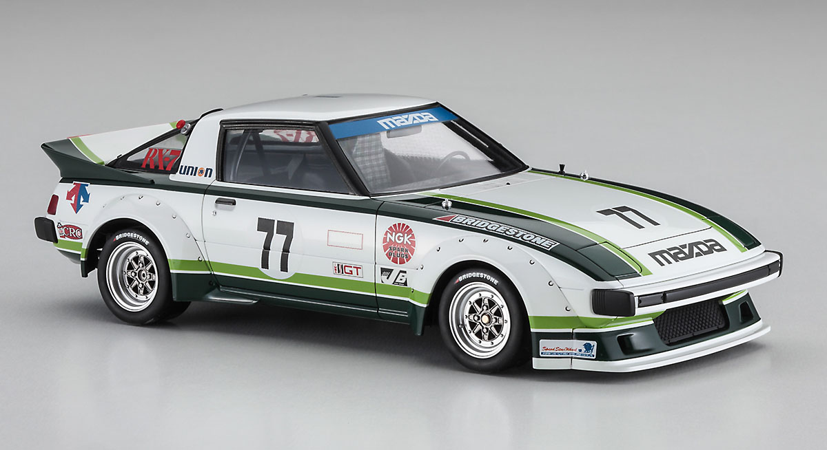 hasegawa_model's tweet photo. 【出荷完了】
IMSA-GTUクラスに参戦したマシンを再現！

 1:24 プラモデル
「マツダ サバンナ RX-7 （SA22C） “1979 ポートランド CAR No.77”」  

 2323年11月1日ごろ発売
 https://t.co/Afwhgscnzx 

#ハセガワ https://t.co/vRwAL69dp5
