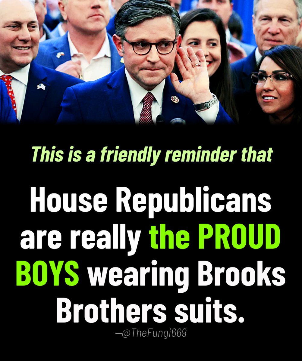 🧰🧰🧰
Mike Johnson states he took custody of a 14 yr old boy when he was a 25 yr old man

Besides having a PhD, I'm a LCSW (Licensed Clinical Social Worker)

And I’m telling you—no unmarried 25 yr old male would be allowed to take custody of a 14 yr old

—@BetsyRi66304373