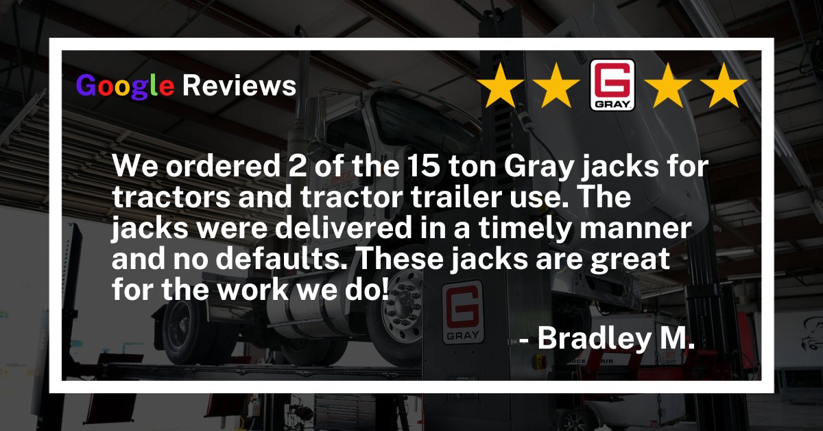 graymfginc's tweet photo. Another satisfied customer! Thanks for trusting us, Bradley! #TheGrayDifference #GrayUSA https://t.co/AHMPnN376O