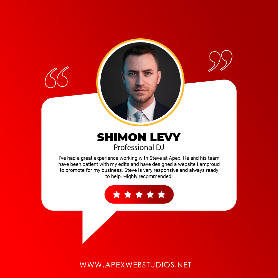 ApexWebStudios's tweet image. Thank you for being a valued customer and for sharing your positive experience, SHIMON LEVY! 

#digitalmarketing #happycustomers #customerreviews #HappyCustomers #CustomerLove #PositiveFeedback #SatisfiedClients #CustomerAppreciation #ClientTestimonials