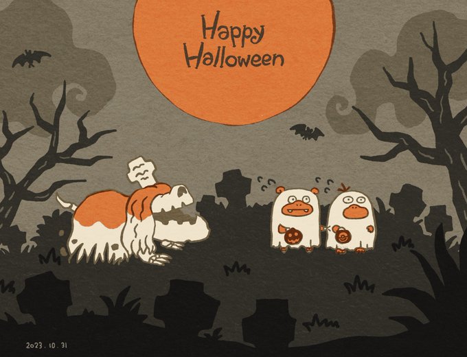 「jack-o'-lantern moon」 illustration images(Latest)