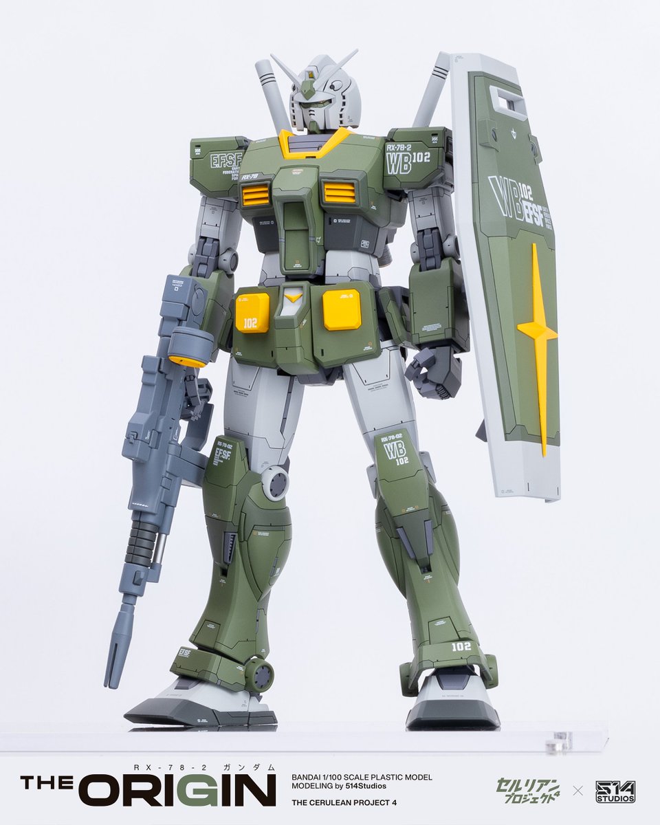 514Studios's tweet photo. MG RX Origin | Cerulean Project
My submission for The Cerulean Project this year!
#ガンプラ #ガンダム #ceruleanproject https://t.co/bgApYBly09