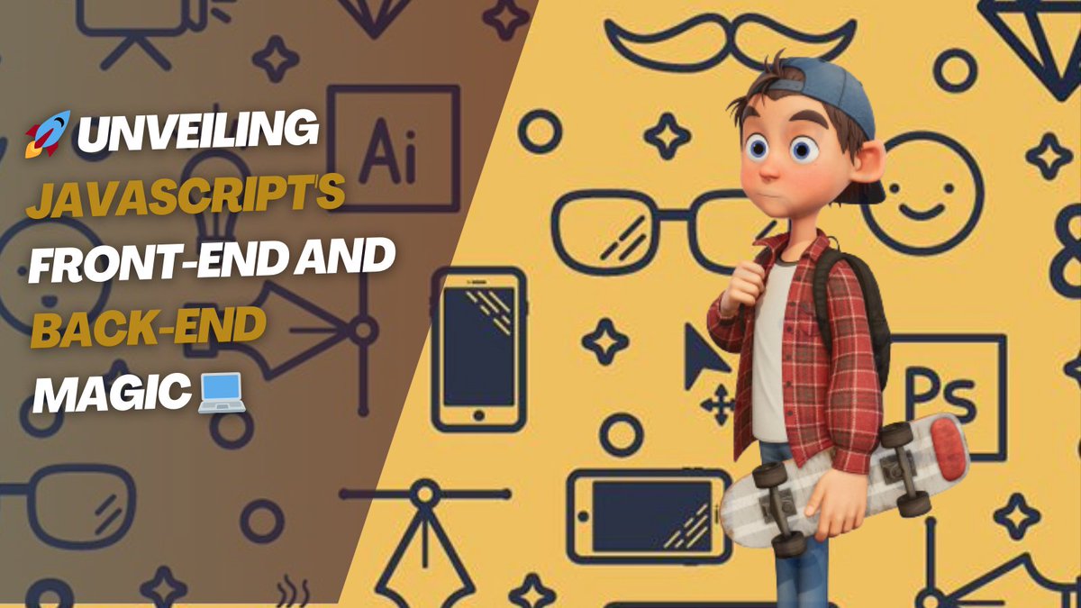 nicx_ola_'s tweet image. 🚀 Unveiling JavaScript's Front-End and Back-End Magic 💻
JavaScript isn't just about front-end finesse; it's the wizard behind seamless user experiences and the powerhouse driving server-side operations. Let's explore its incredible powers in both realms! #JavaScriptMagic