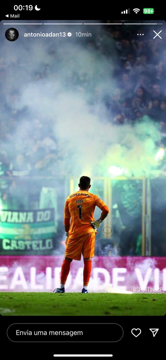 Adan , uma clean sheet, o apoio do costume, uma bancada no Bessa a abarrotar e uma foto do caraças 💚
