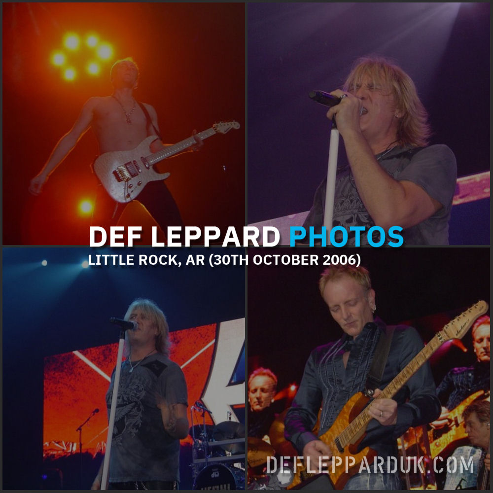 dltourhistory's tweet photo. #DefLeppard #Photos from a show in
#LittleRock AR USA 🇺🇸 17 Years Ago on this day in 2006

View the full gallery via the link. 📸

#defleppardYEAH #joeelliott #ricksavage #rickallen #philcollen #viviancampbell #defleppardxjourney 
https://t.co/0mO1qruezb https://t.co/823ge3AmRd