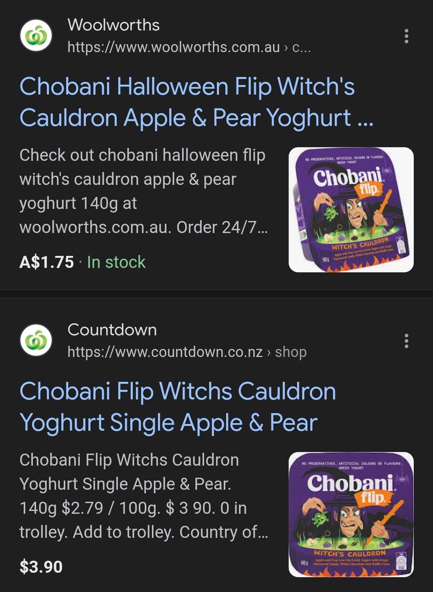 Wow quite the price difference