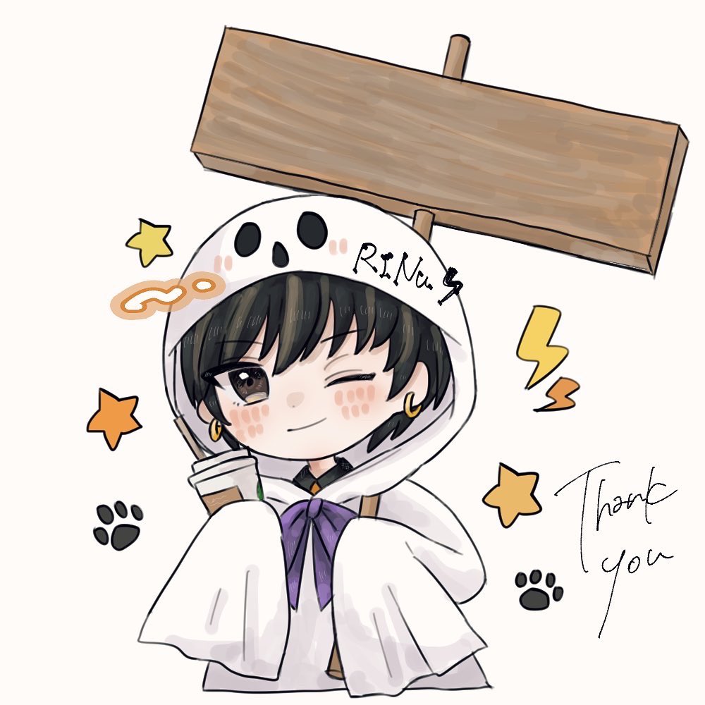 chi6ru_gnsn25's tweet photo. Halloween配信の特典イラスト描かせていただきました〜！🧙‍♀️🎃
ご依頼ありがとでした〜🙏！
頑張ったのでぜひ手に入れちゃってください🥹
喜んで貰えると嬉しいです！
配信者様【@mt_rinu 】 https://t.co/Q5U5duejMX