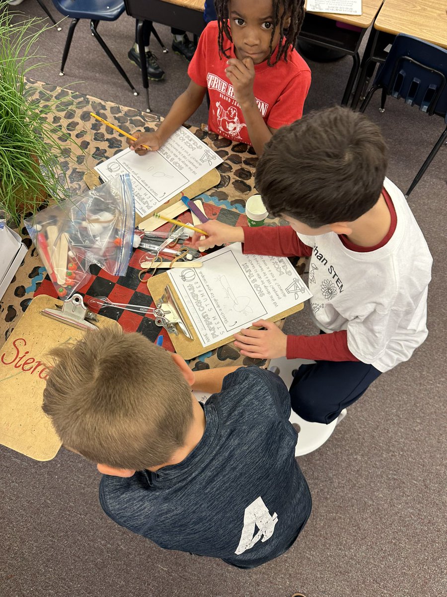 Second Grade loves engineering, whether it’s at Sparkles or on STEM day!!!! Love designing and building! ❤️#secondgraderocks #soaron