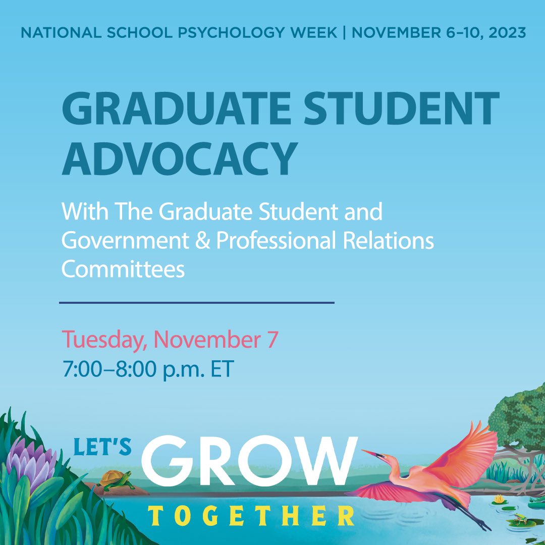 Calling all School Psych students to join us for this discussion! I’ll be cohosting student panel full of advocates! You definitely don’t want to miss this event! Register here! us06web.zoom.us/webinar/regist…