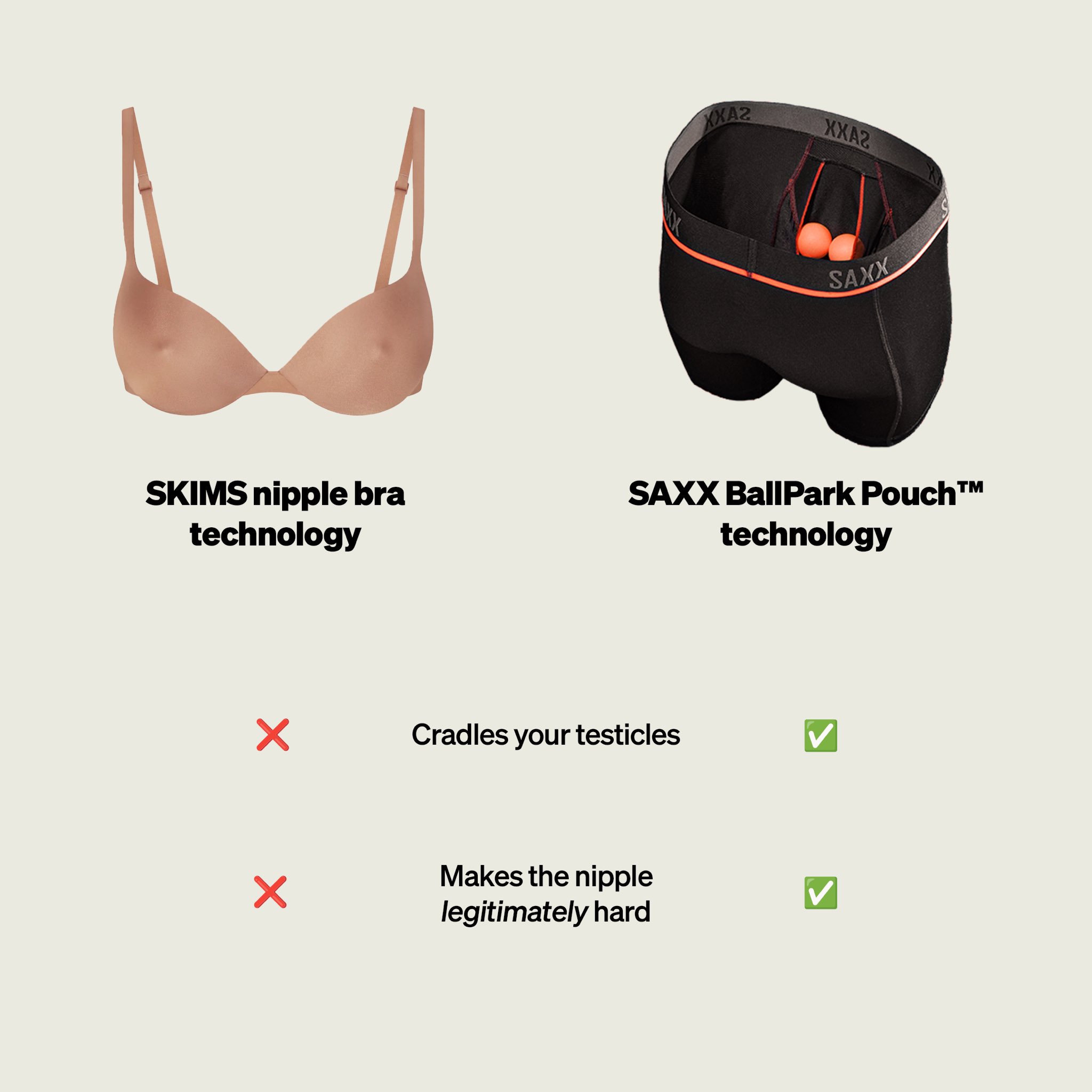 SAXX Underwear on X: Valiant effort @KimKardashian