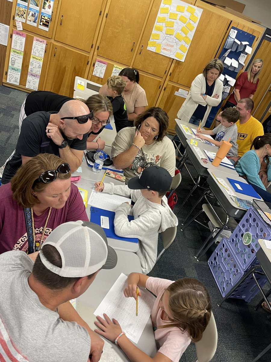 kristengpore's tweet image. Great time with my 3rd grade families tonight seeing our day to day along with some data talk. We also had to add a little Spring Math student teaching the parent fun to end the night.🤩 #OneChatham @DrCarlaNeal