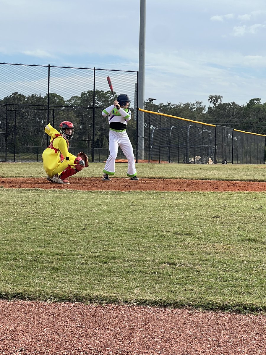 What a fun day for the <a href="/ParrishBaseball/">Parrish Community HS Bulls Baseball</a> Club team today at the 1st Halloween Fall Game!

🍌 ball &amp; full costumes. 

The players, parents and families all enjoyed themselves on Halloween Eve as we wrap up our fall club season this week.

Happy Halloween! 🎃