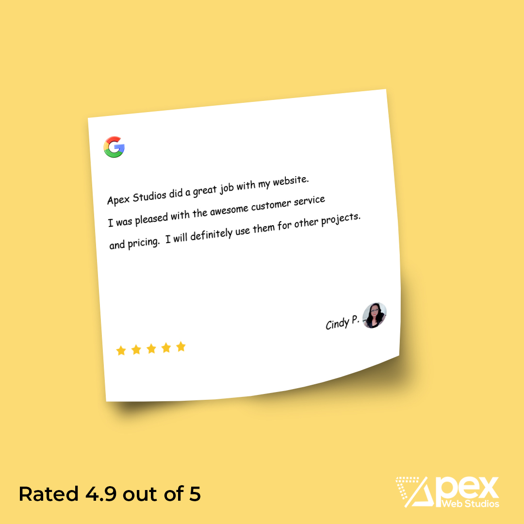 ApexWebStudios's tweet image. We&apos;re feeling incredibly thankful for our amazing clients like you who take the time to share their positive experiences.

#ApexWebStudios #CustomerSatisfaction #WebsiteDevelopment #GratefulFeedback #WebDesign #WebDevelopment #WebsiteCreation