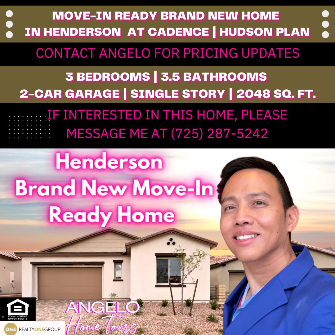 🎥 FULL VIDEO TOUR HERE: youtu.be/fWPg8eUVgG8

#HendersonRealEstate #MoveInReady #SingleStoryHome #WoodsideHomes #Cadence #LasVegasHousingMarket #Summerlin #LasVegasHomesForSale #SouthernHighlands #SkyeCanyon #TriPonteHomes #LasVegasRealEstate #2023HomesForSale 🏡🌆