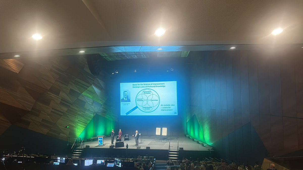 Pure gold!!! Question to Don Berwick - how did you cope with a quality assurance area that was focused purely on accreditation m? “Simple. I quit.” #IHI2023 #quality2023