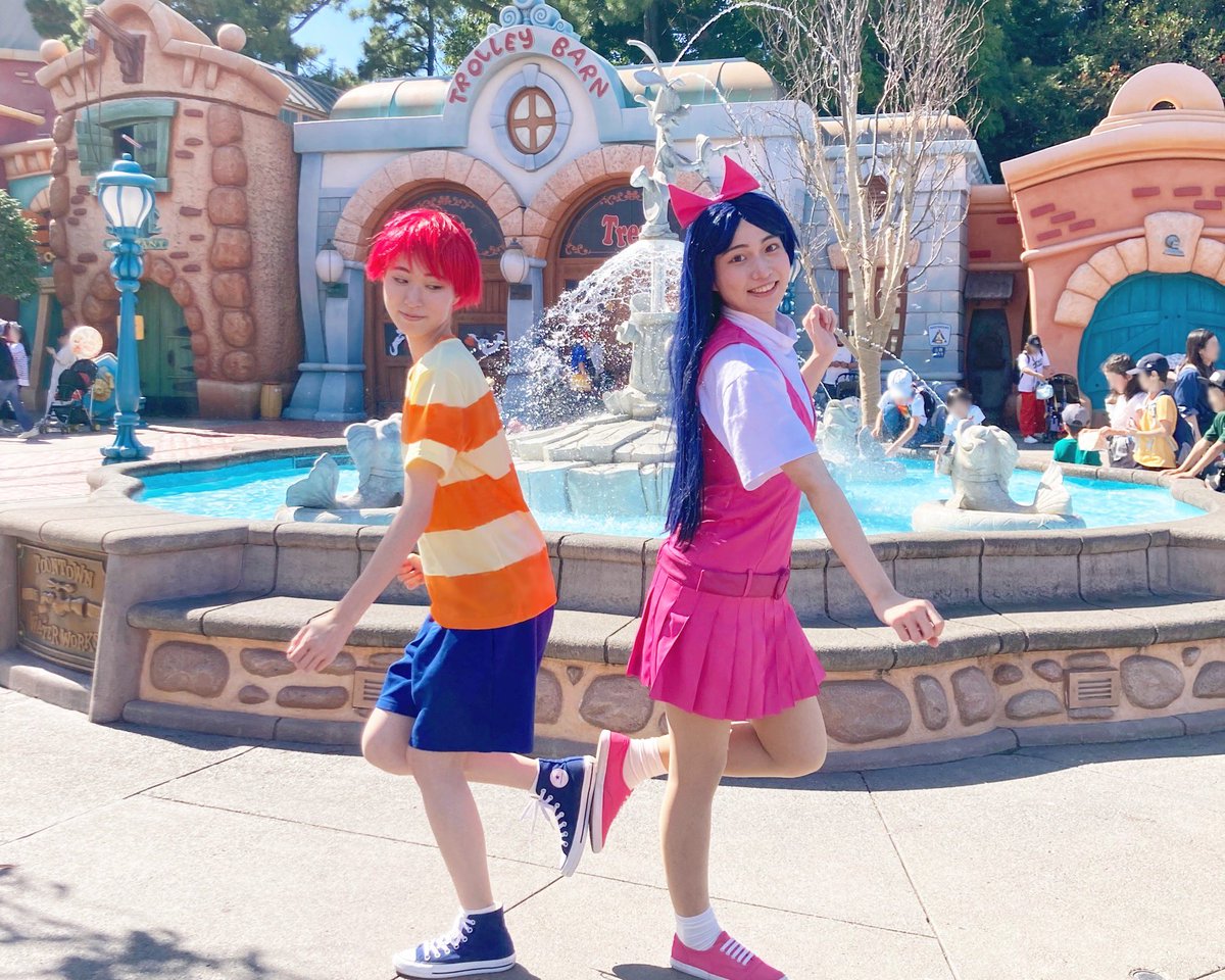 🎶誰かに会った時には 握手の代わりに 足踏み🎶

   フィニアスとファーブ 
🛠フィニアス×イザベラ🎀

 #Phineasandferb
 #Dch仮装 #Dハロ仮装