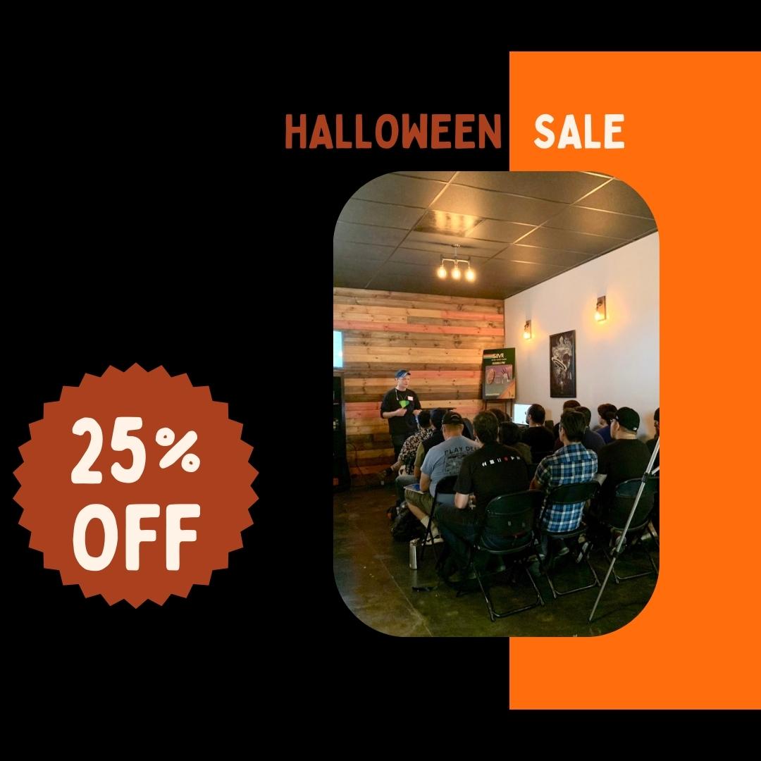 VideoMantis's tweet photo. The only thing to fear is missing 25% off! https://t.co/9Z21tAPBlv #homeschool #bootcamp https://t.co/bjyiLUGtcb