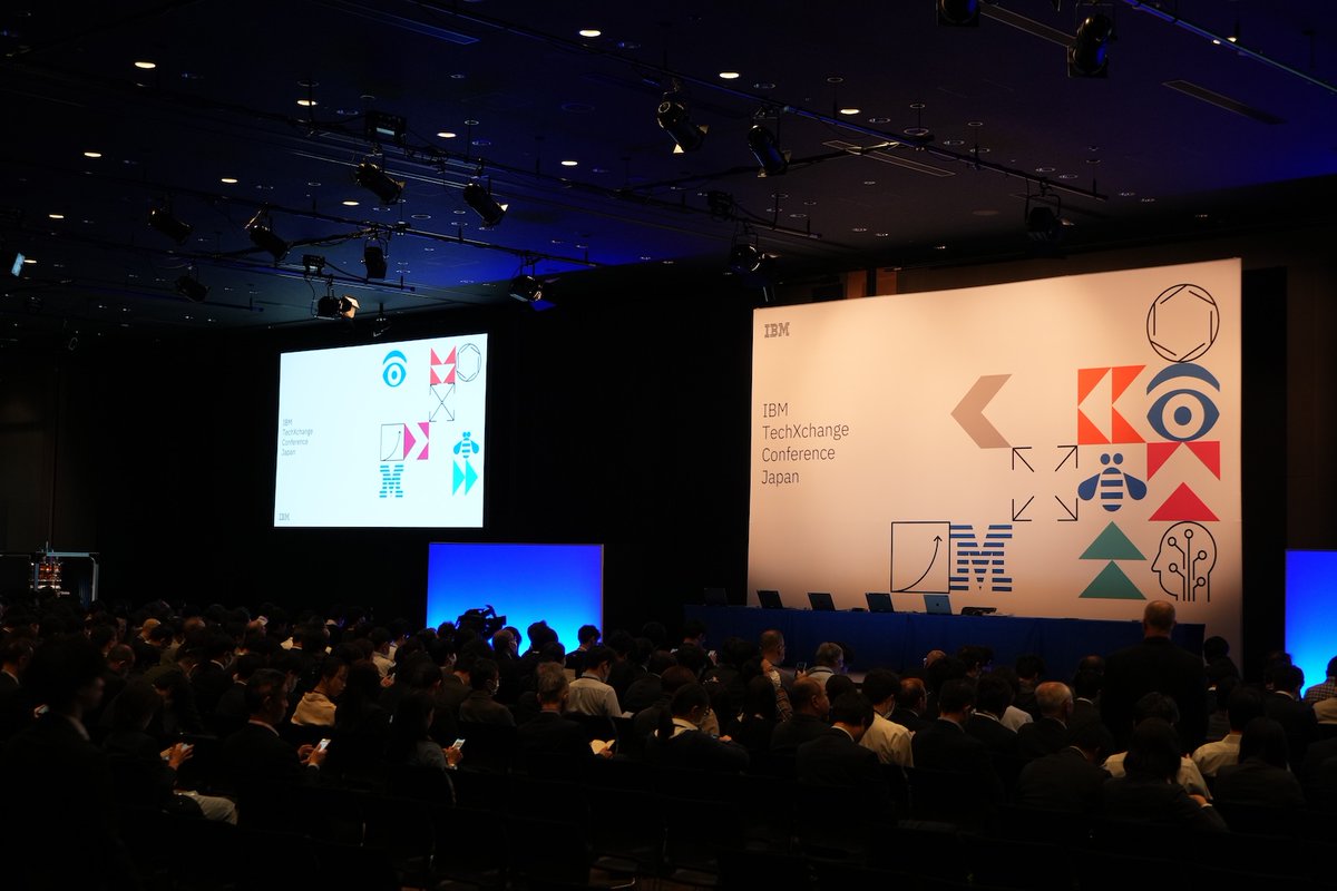 IBM_JAPAN's tweet image. まもなく基調講演スタート！⏰​
​
「Technology × Change + AI時代のIBMテクノロジー」​を28名のスピーカーとともにお届けします。

#IBMTechXchange